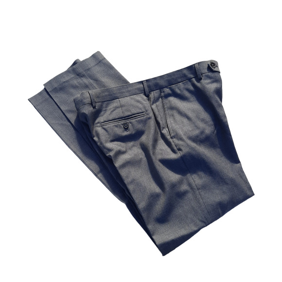 John W Nordstrom Gray Wool Men's Dress Pants Size 36W X 32L - Picture 1 of 9